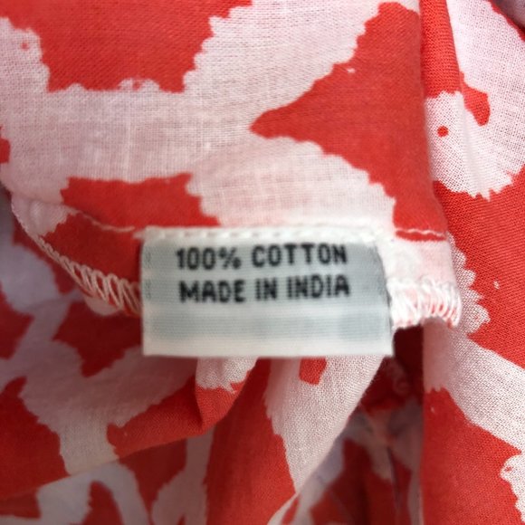 Roberta Roller Rabbit For Piperlime Kurta With Border Tunic Top Sz XS - Picture 8 of 12